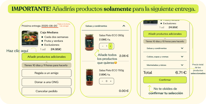 Paso 2 - Añadir productos suscripcion